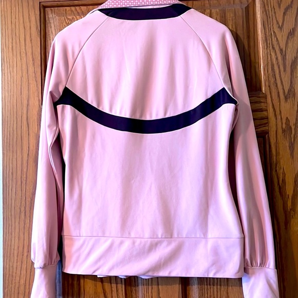 ADIDAS NWOT CLIMA 365 PINK ZIPUP JACKET AND MATCHING TEE SET SIZE MEDIUM - Picture 3 of 14